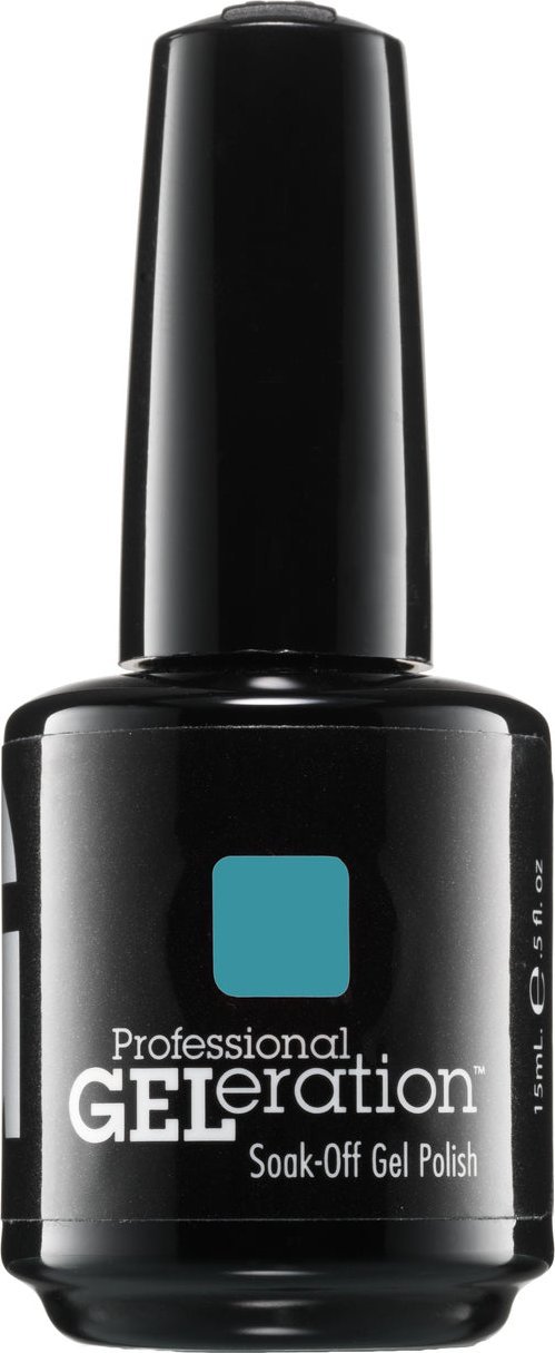Jessica Jessica, Geleration Colours, Semi-Permanent Nail Polish, GEL-1100, Faux Fur Blue, 15 ml For Women