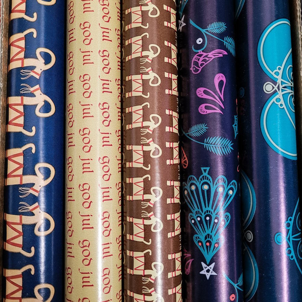 Papier prezentowy renifery do prezentów 57cmx10m