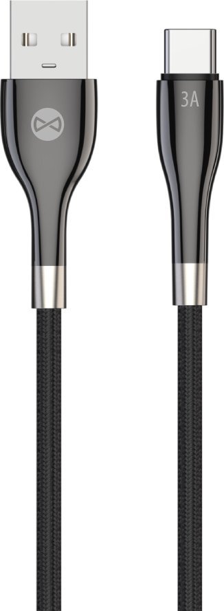 Kabel USB Techonic Forever Kabel Sleek Usb - Usb-C 1,0 M 3A Czarny