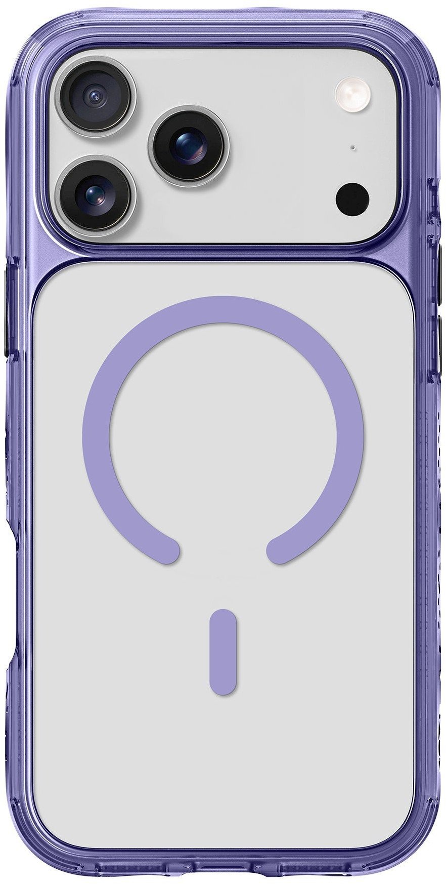 LAUT CRYSTAL MATTER pokrowiec na telefon komórkowy 16 cm (6.3") Fioletowy, Przezroczysty