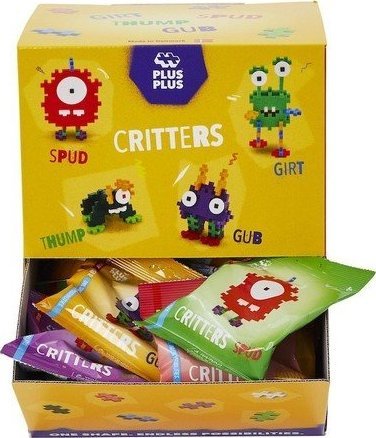 Plus Plus PLUS-PLUS DISPLAY POTWORKI- 48 SASZETEK