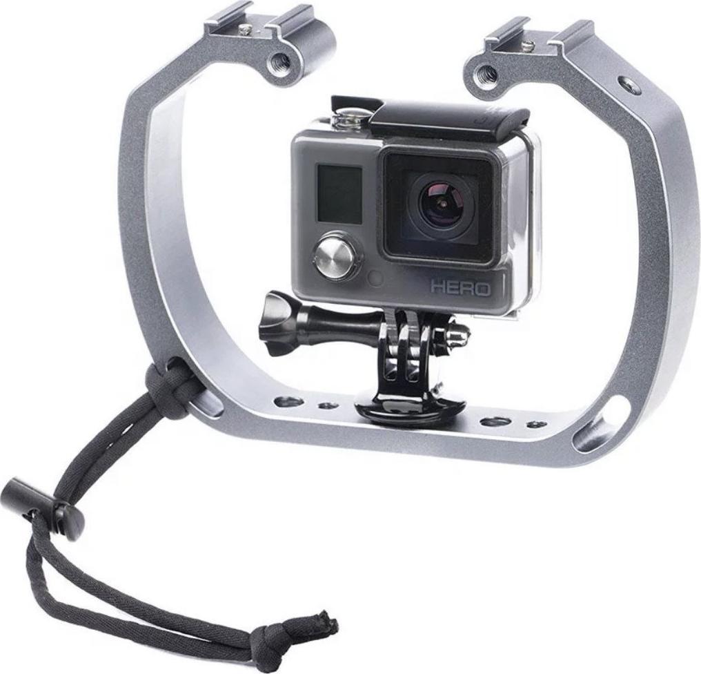 THD Ręczny stabilizator wideo marki THD do kamer sportowych GoPro Hero 10,9,8,7,6,5, DJI Osmo Action, SJCAM