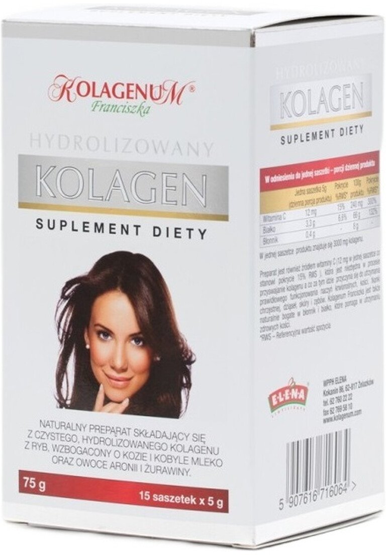 ELENA_Hydrolizowany Kolagen Silver suplement diety w saszetkach 15 x 5g