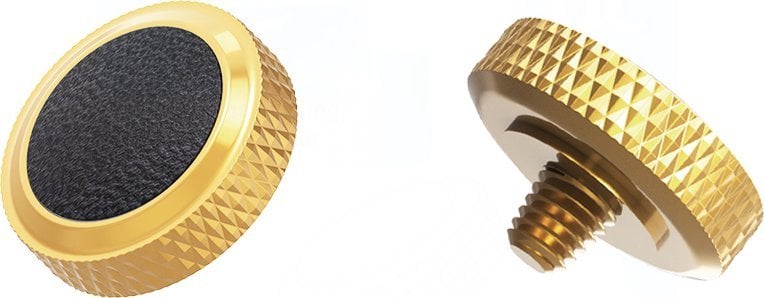 Pilot/wężyk spustowy JJC Przycisk spustu migawki JJC SRB Deluxe Soft Złoto - Czarny