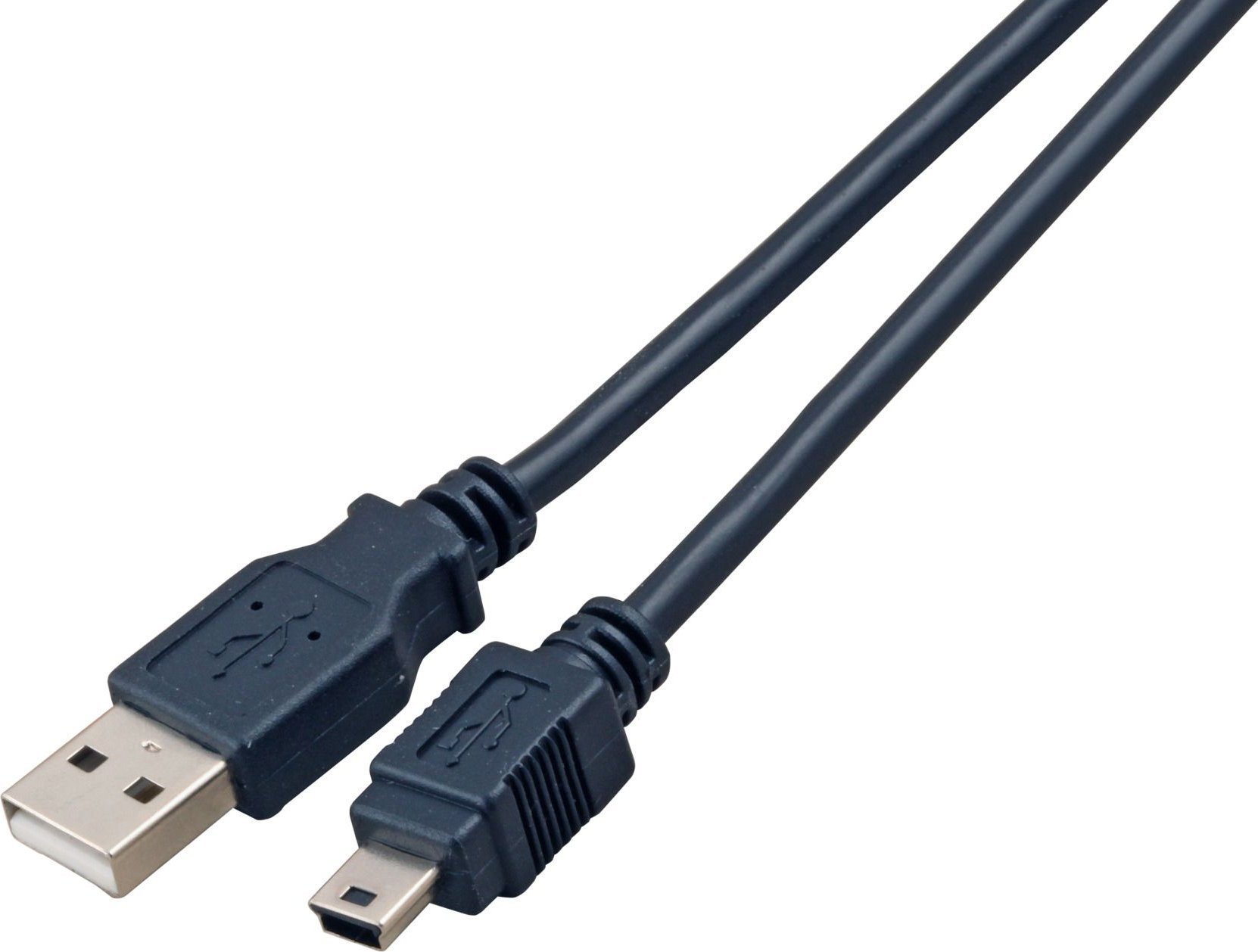 Kabel USB EFB USB-A - miniUSB 1.5 m Czarny (K5250SW.1,5V2)