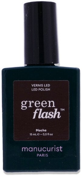 MANUCURIST_Green Flash Led Gel Nail Lacquer lakier do paznokci Mocha 15ml