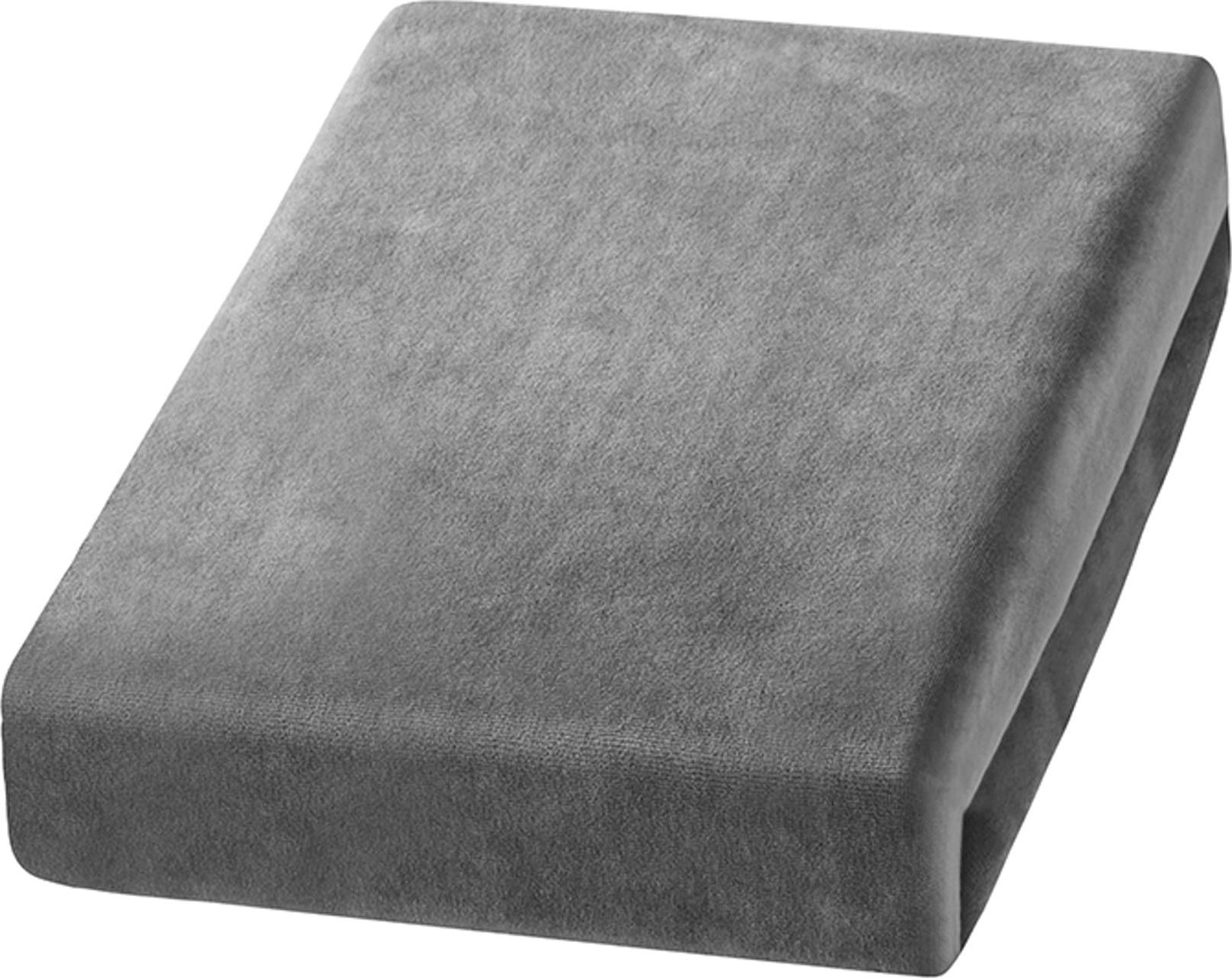 Activeshop Prześcieradło welur szare