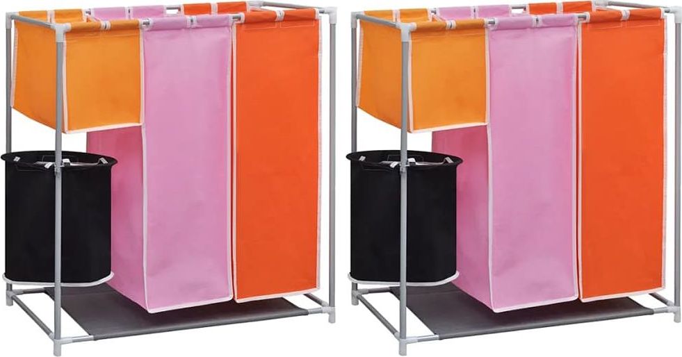 Kosz na pranie Elior Komplet sortowników na pranie Somer - 2 szt