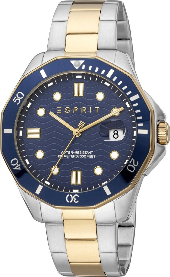 Zegarek Esprit Zegarek marki Esprit model ES1G367M kolor Szary. Akcesoria męski. Sezon: Cały rok NoSize