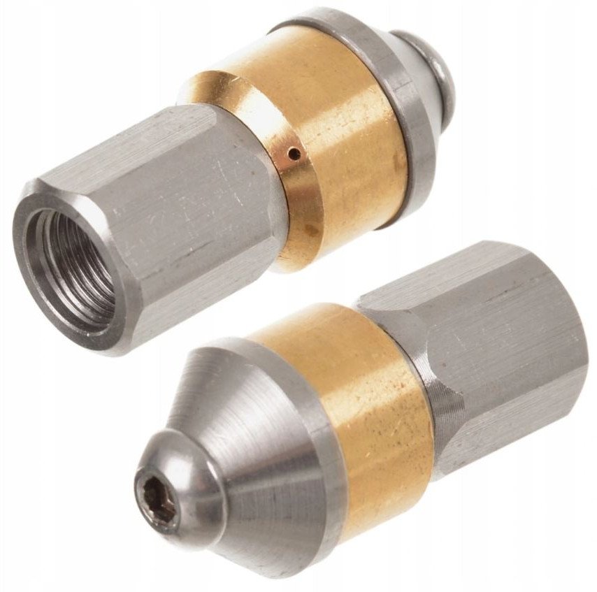 DYSZA OBROTOWA GŁOWICA DO CZYSZCZENIA KANALIZACJI DO MYJKI KARCHER WĄŻ 1/8