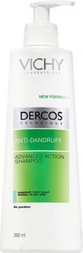 Vichy Dercos Anti-Dandruff Advanced Action Shampoo (W) 390ML przeciwłupieżowy