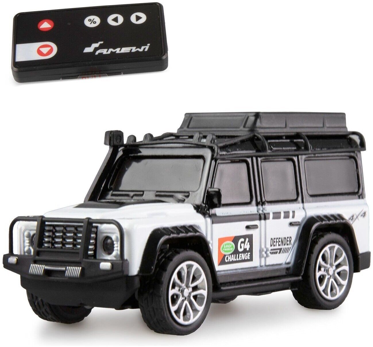Amewi RC Geländewagen Die Cast 1:64 RTR weiß