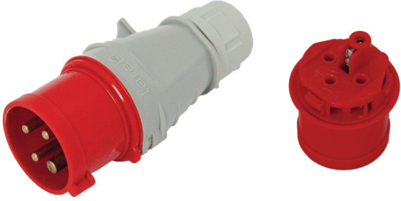 Tarel Wtyczka izolacyjna przenośna 3P+N+Z zaciski gwintowe 32A 400V 5P IP44 (107)