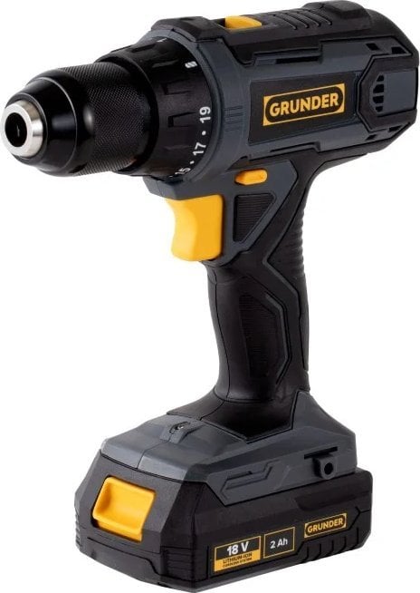 Wiertarko-wkrętarka Grunder CD-L1218 18 V 1 x akumulator 2 Ah