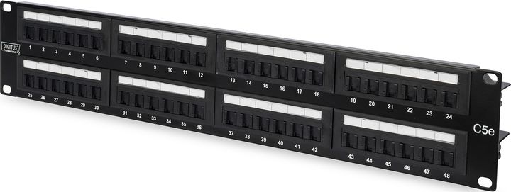 Digitus Patch panel 19" 2U 48x RJ45 LSA kat.5e (DN-91548U)