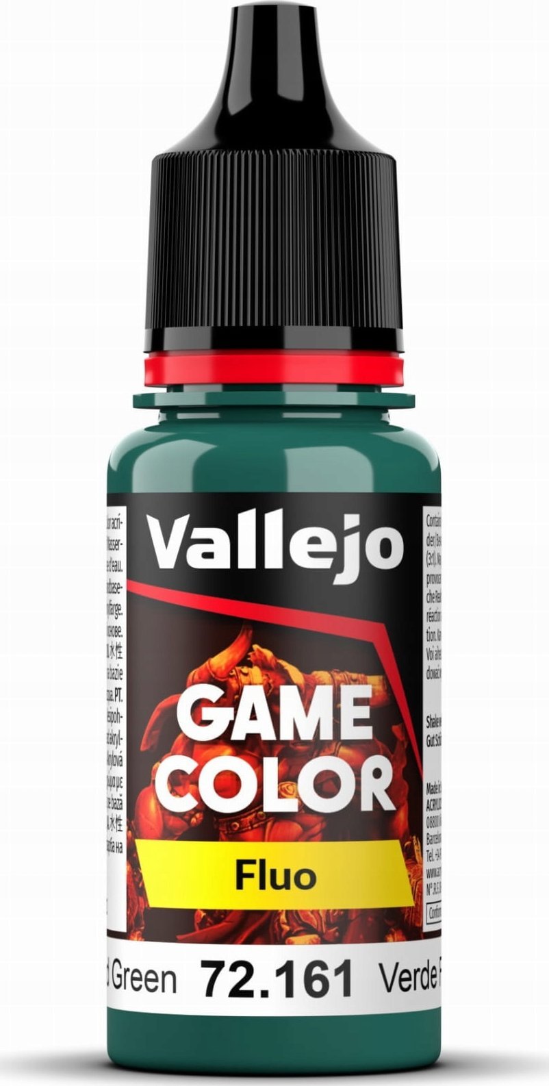 Vallejo Vallejo: 72.161 - Game Color - Fluo - Cold Green (18 ml)