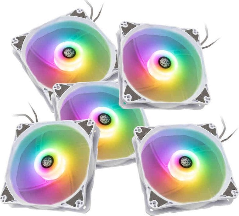 Wentylator BitsPower Notos 120 Digital RGB 5-pack (BPTA-FX1812NTWH-5)