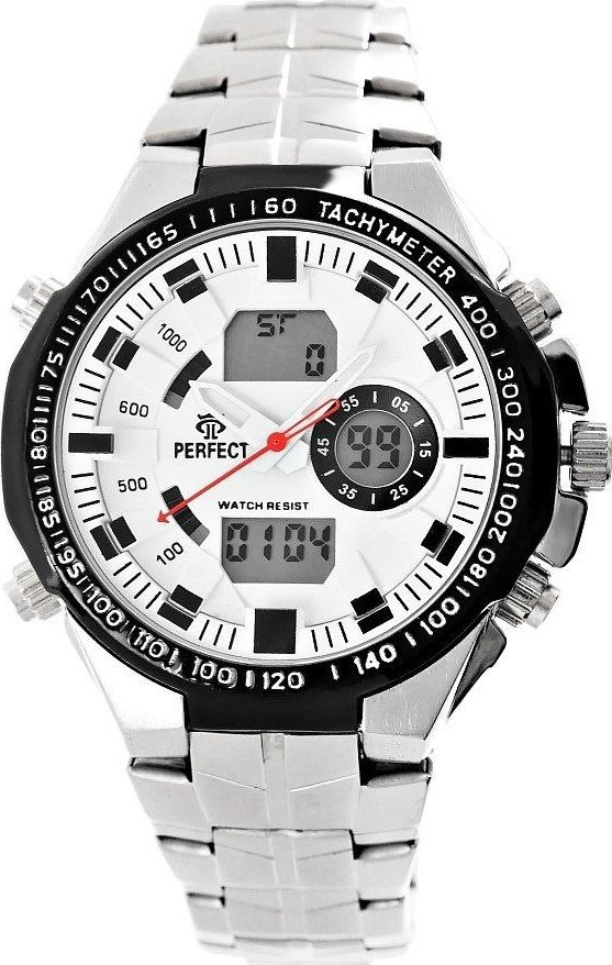 Zegarek Zegarek Męski Perfect A8019-1 Iluminacja