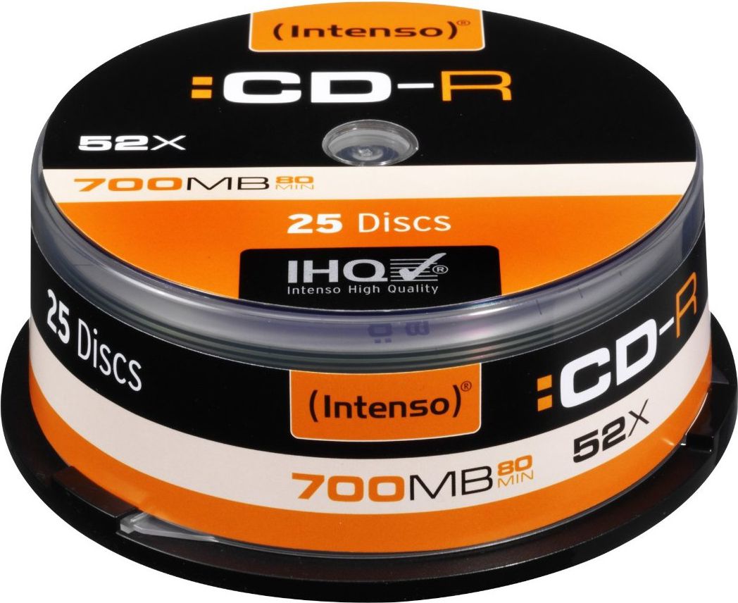 Intenso CD-R 700 MB 52x 25 sztuk (1001124)