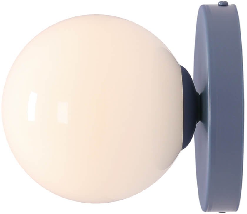 Kinkiet ścienny do jadalni BALL 1126C16_S Aldex kula szklana niebieska