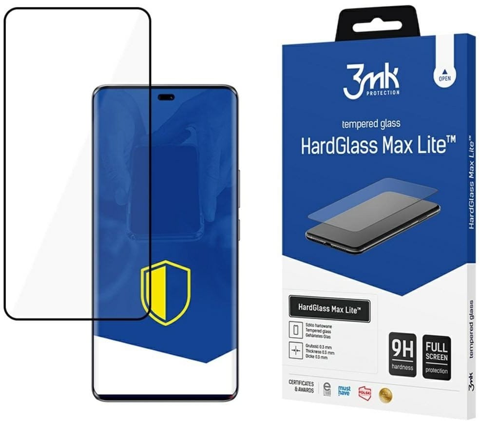 Szkło hartowane 3MK HardGlass Max Lite do Honor Magic7 Lite czarny