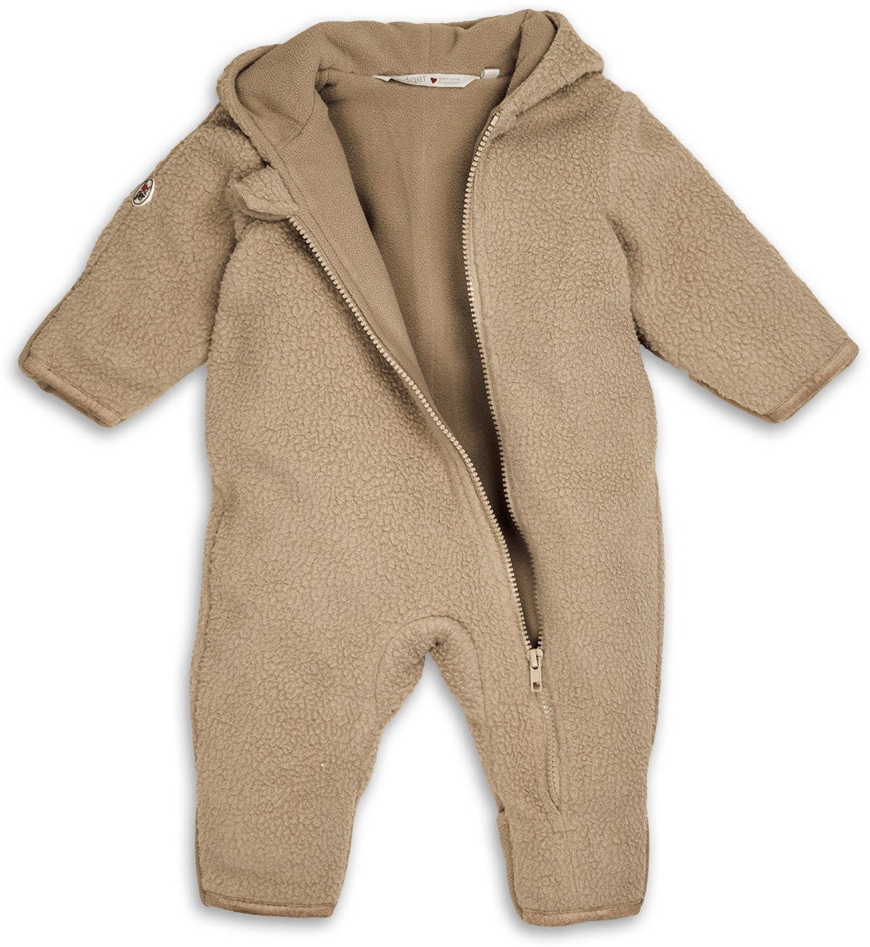 New! Lodger Skier Teddy Jumpsuit 0-3 months. Size 62. Beige SKT 630_0-3