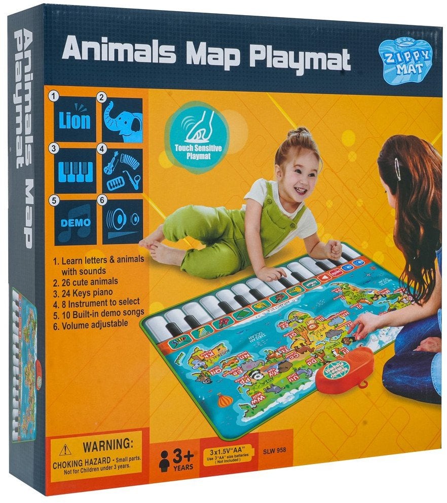 Mata Muzyczna Keyboard Świat Zwierząt