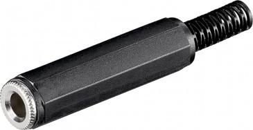 Goobay Złącze jack - 6,35 mm - stereo - Połączenie typu Gniazdo jack 6,35 mm (3-pinowe, stereo)