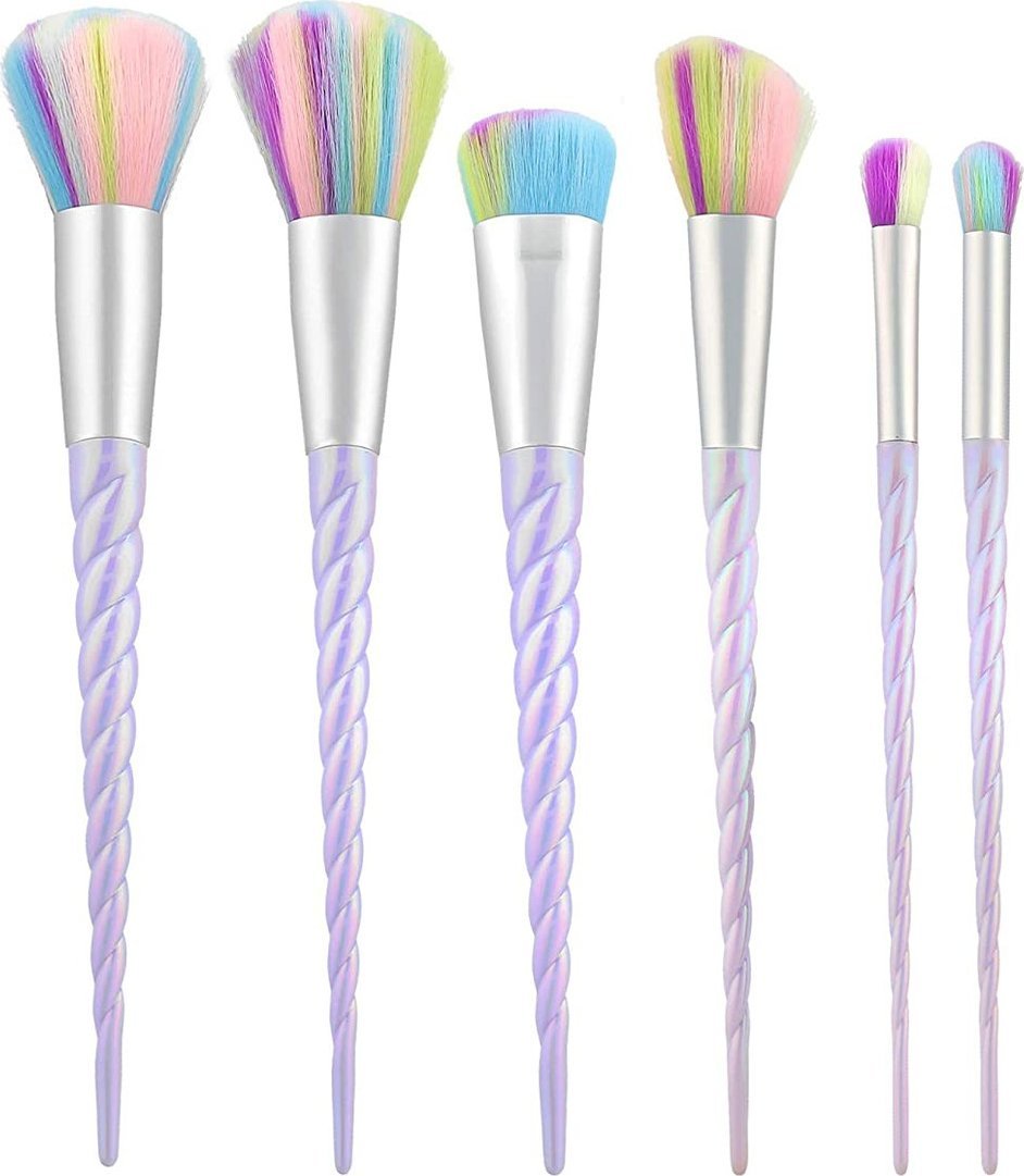 Mimo MIMO by Tools For Beauty, Zestaw 8 Pędzli Do Makijażu, Unicorn, Pastel