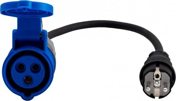 F-Elektro Przejściówka adapter redukcja campingowa CEE 16A na kablu