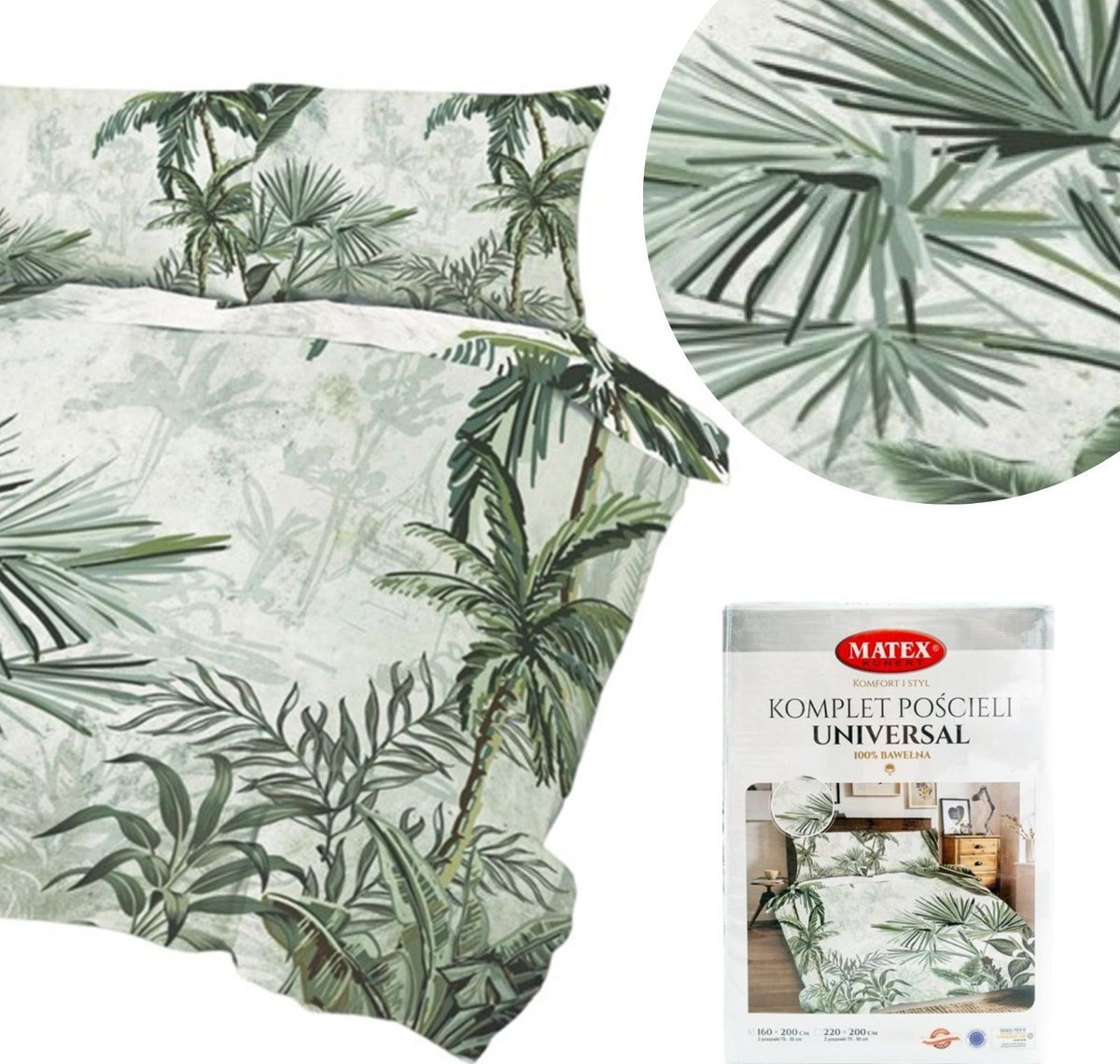 Multitex Pościel 220 x 200 Bawełniana UNIVERSAL MATEX 10