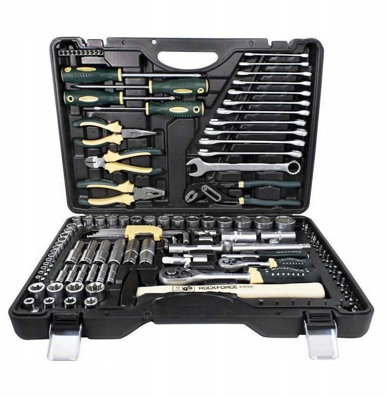 Zestaw narzędzi 1/4" i 1/2" 122el. (4-32mm) (6-kątnych)