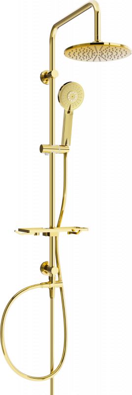 Zestaw prysznicowy Mexen Mexen T40 kolumna prysznicowa złota - 798404093-50
