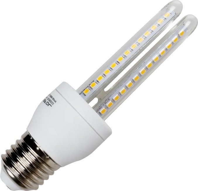 Aigostar Żarówka LED W Kształcie U 2U E27 8W/230V biała ciepła Żarówka LED W Kształcie U 2U E27 8W/230V biała ciepła