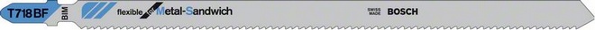 Bosch Brzeszczot do wyrzynarek Flexible for Metal-Sandwich T 718 BF 2608636335