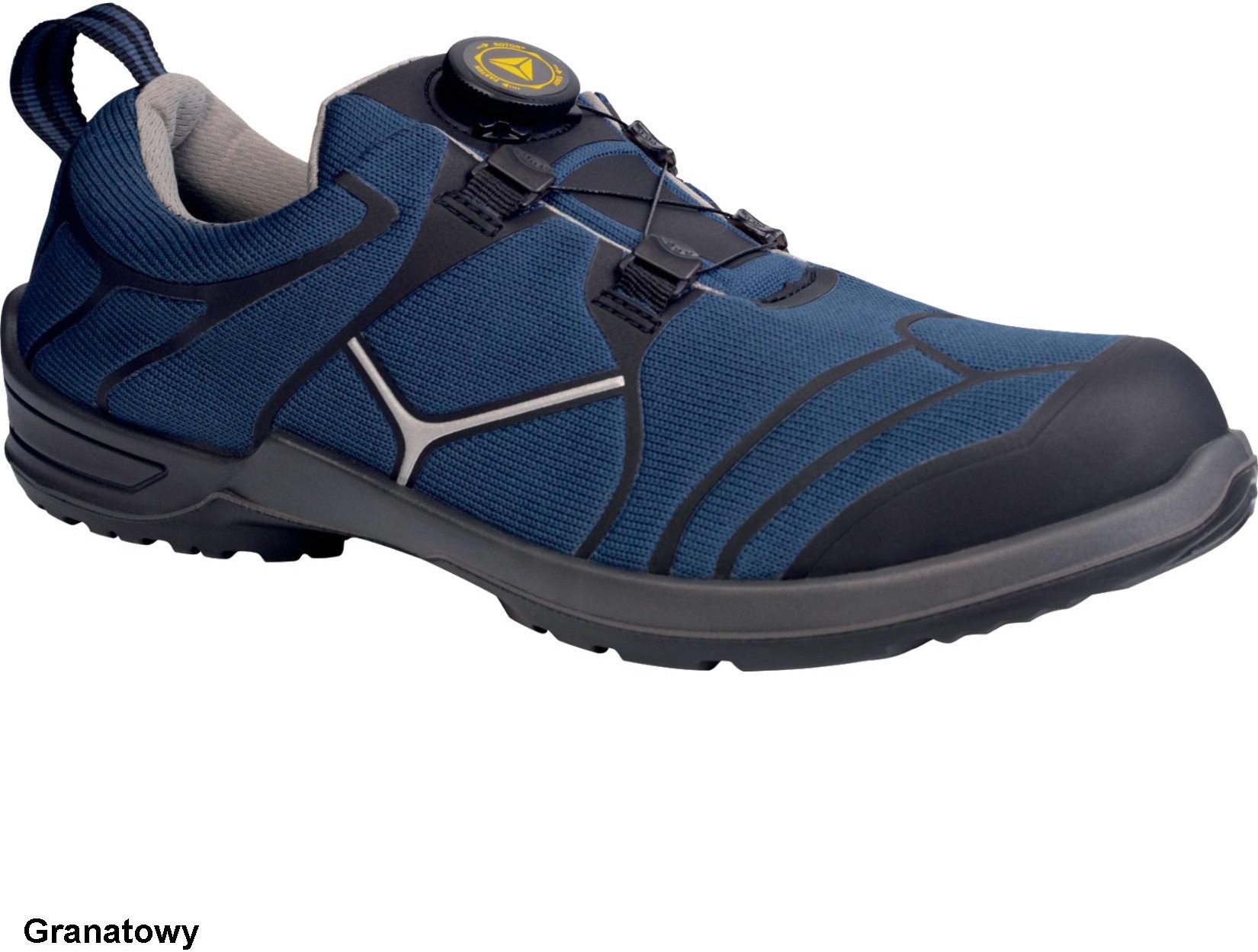 POSITANO S1P SR - Półbuty tkanina poliester i bawełna wkładka wymienna poliamid na EVA podeszwa TPU podszewka Mesh wkładka pochłaniania wstrząsy odpor