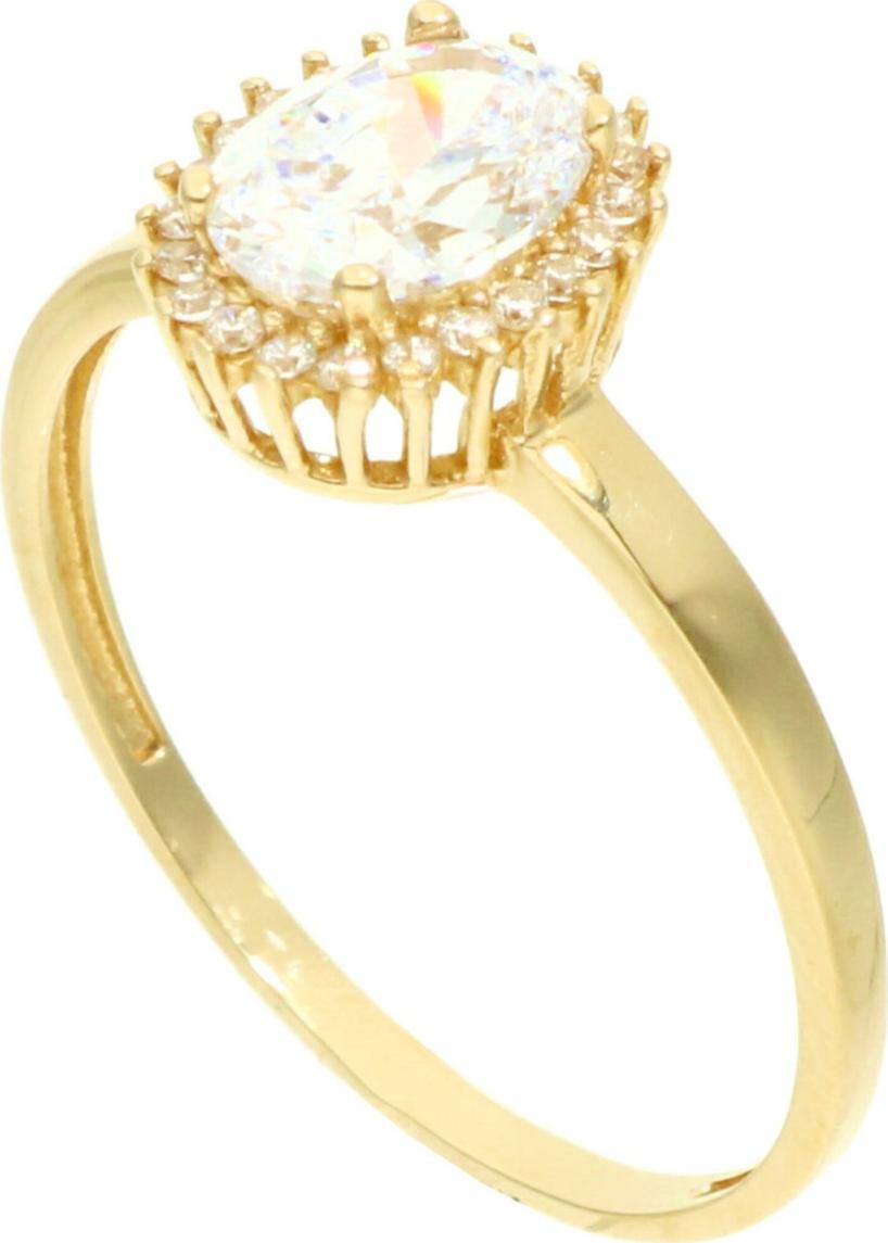 Rosanto Złoty pierścionek z cyrkoniami roz. 23 585 14k