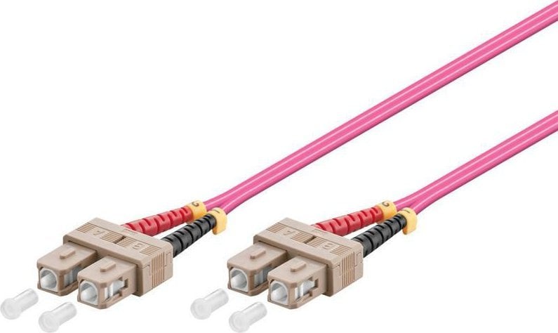 Microconnect FIB222010-4 kabel InfiniBand / światłowodowy 10 m SC Różowy