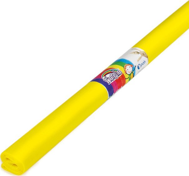 Fiorello Bibuła marszczona Fiorello 50x200cm, CIEMNOŻÓŁTY