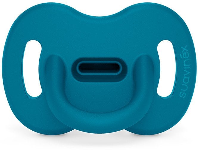 SUAVINEX - 308607-SMOCZEK 100% SILIKONOWY FIZJOLOGICZNY SX PRO/0-6M/CIEMNONIEBIESKI/COLOUR ESSENCE