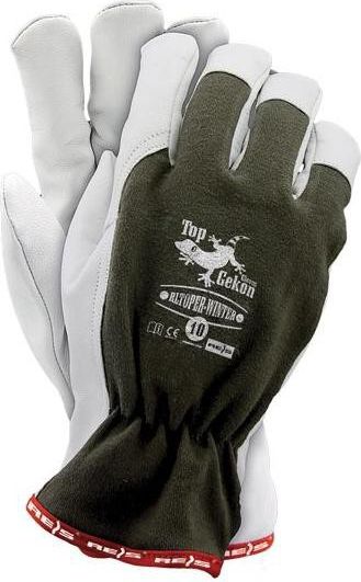Reis RĘKAWICE OCIEPLANE SKÓRA KOZIA LICOWA RLTOPER WINTER 10 [jm.PAR] - REK SKRLTW10