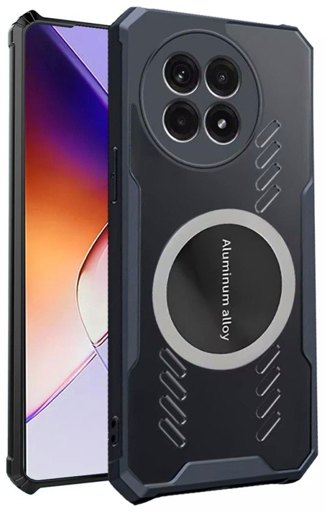 Etui Magnetyczne Supero CORNER-X do OnePlus 13, przezroczysto-czarne