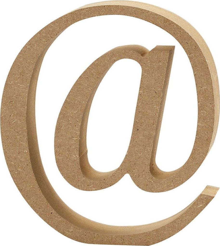 Creativ Company Znak @ z MDF H: 13 cm