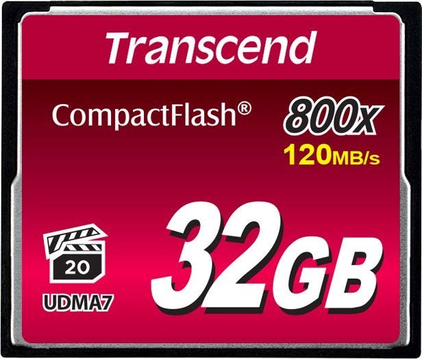 Karta Transcend 800x Compact Flash 32 GB (TS32GCF800)