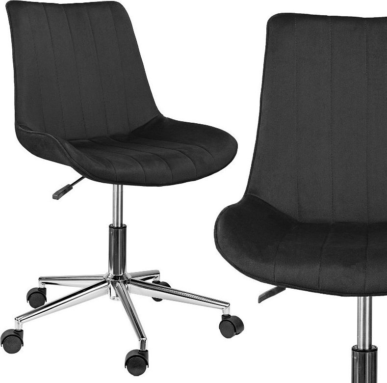 Szchara Fotel BIUROWY obrotowy do biurka KRZESŁO welurowe