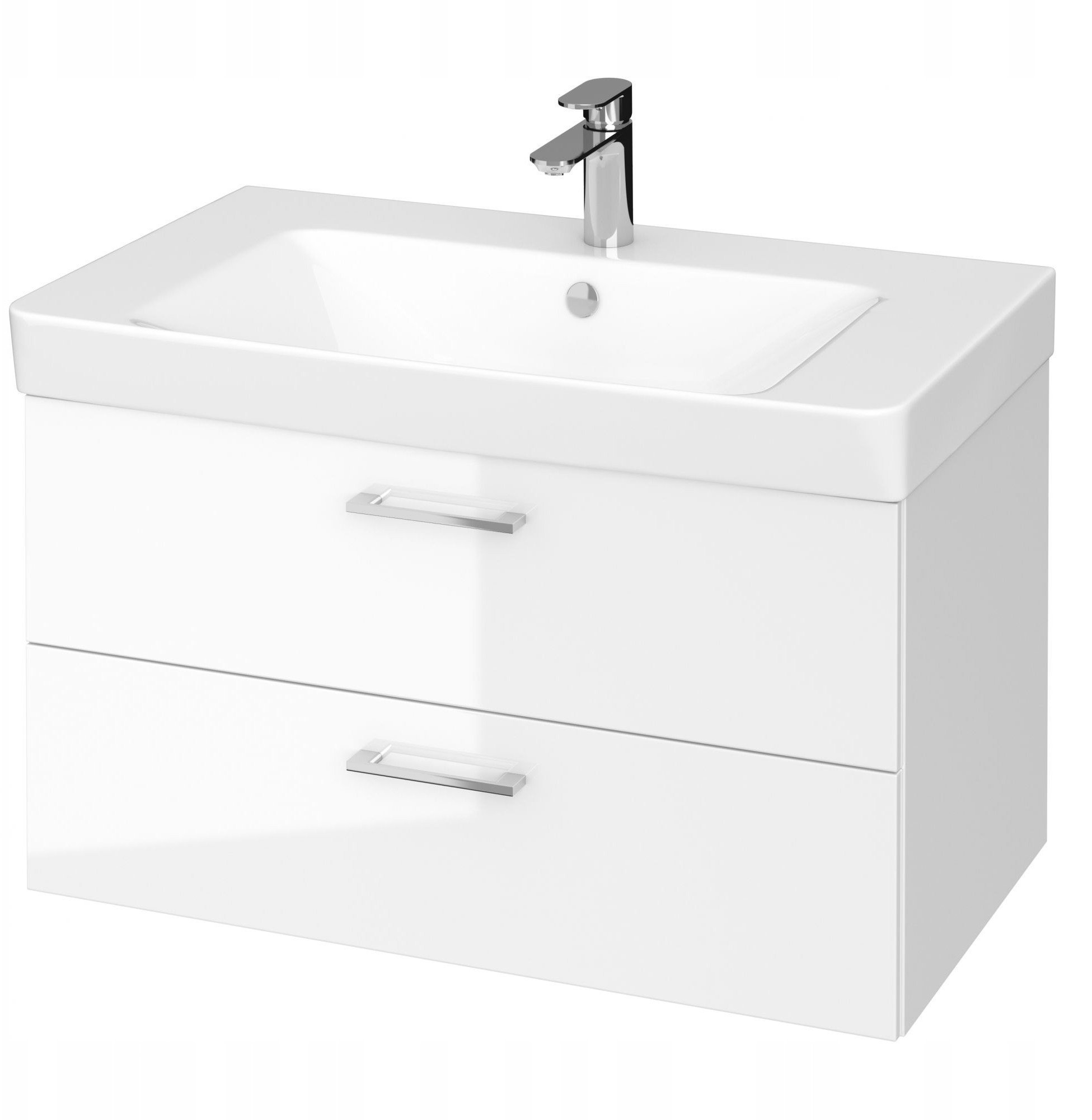 SZAFKA LARA COMO/NATURE 80 BIAŁA DSM FSC MIX70% SGSCH-COC-007574