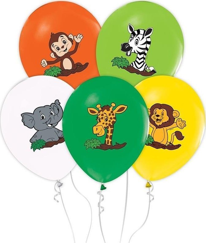 GoDan Balony Safari 30cm 5szt
