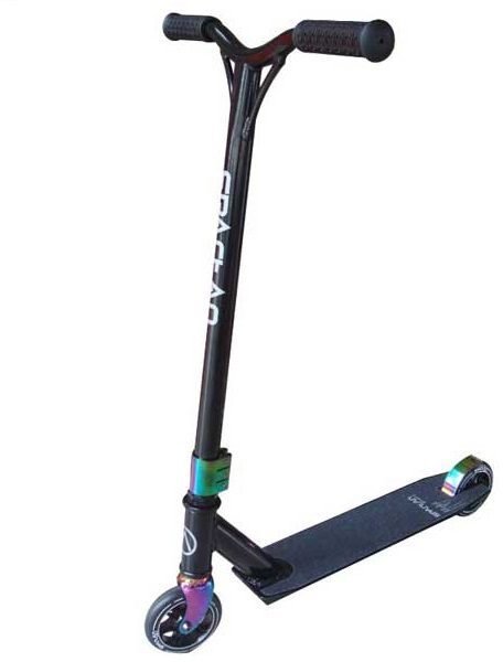 Hulajnoga freestyle Spartan Stunt - czarna, solidna i funkcjonalna