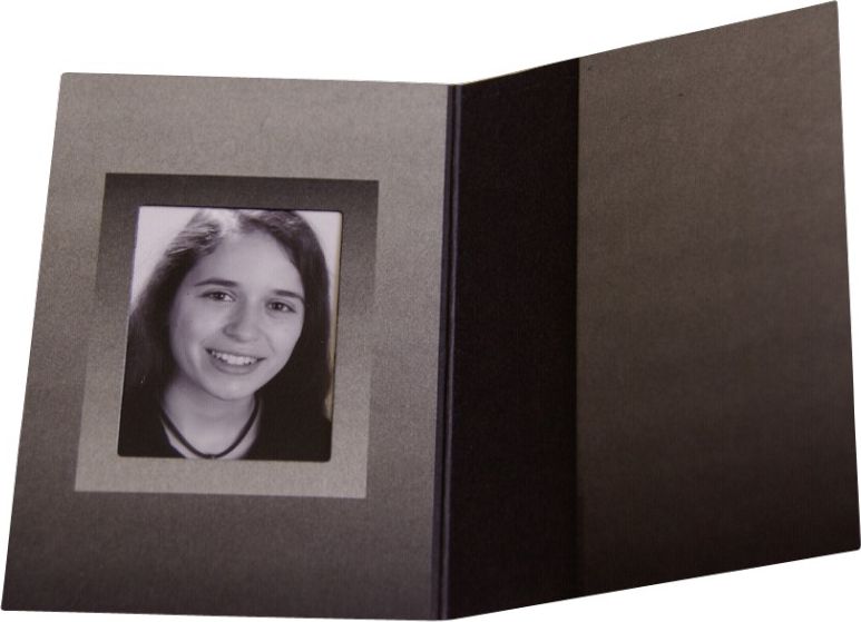 Daiber Etui paszportowe, czarno-srebrny, 36x50 mm, 100 sztuk (1721)