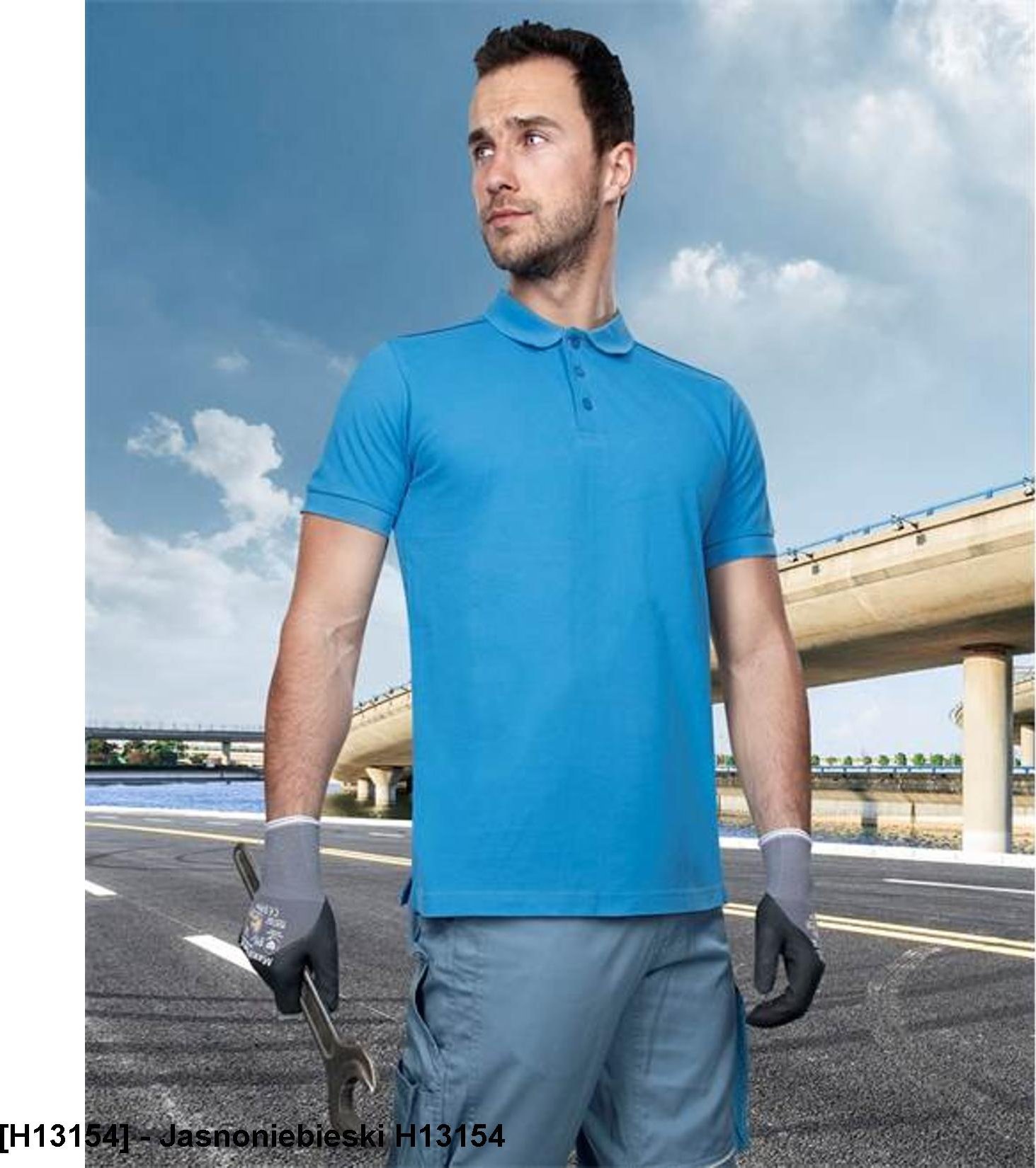 Ardon ARDON TRENDY - koszulka polo - Jasnoniebieski H13154 XL